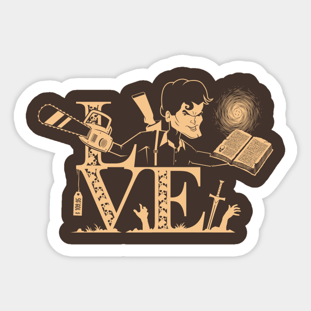 Love Ash Sticker by manospd